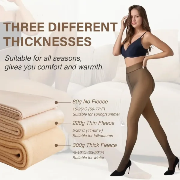 fleece lined tights 2