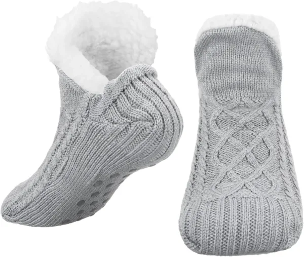 fleece slipper socks 1