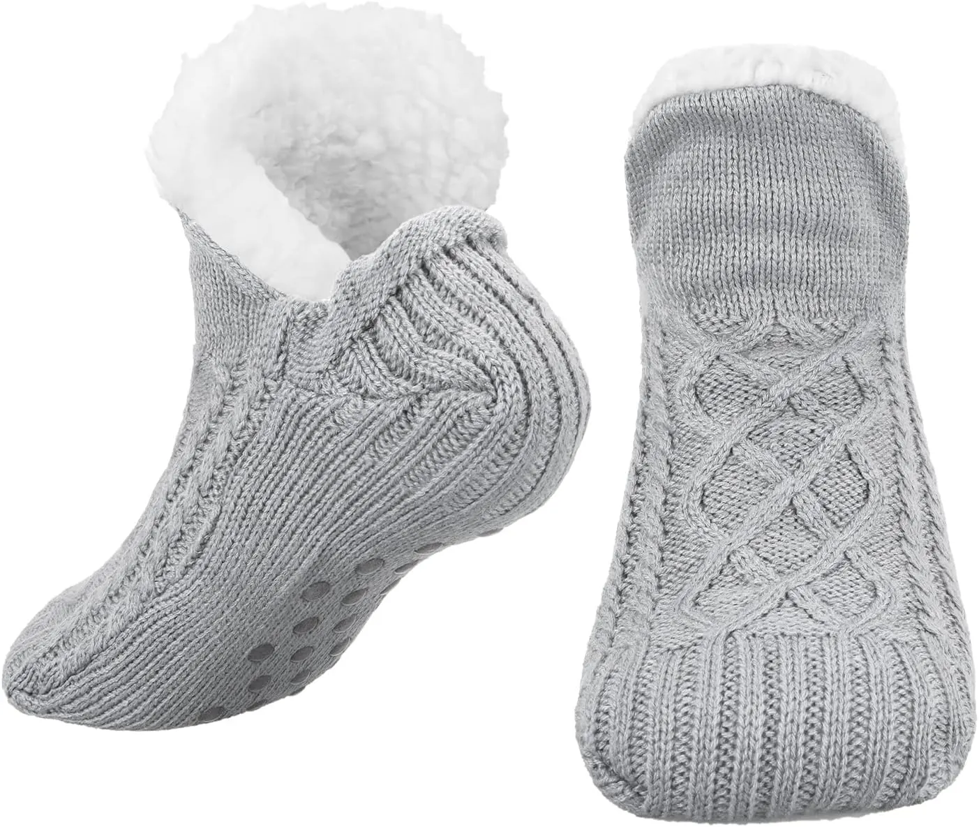 fleece slipper socks 1