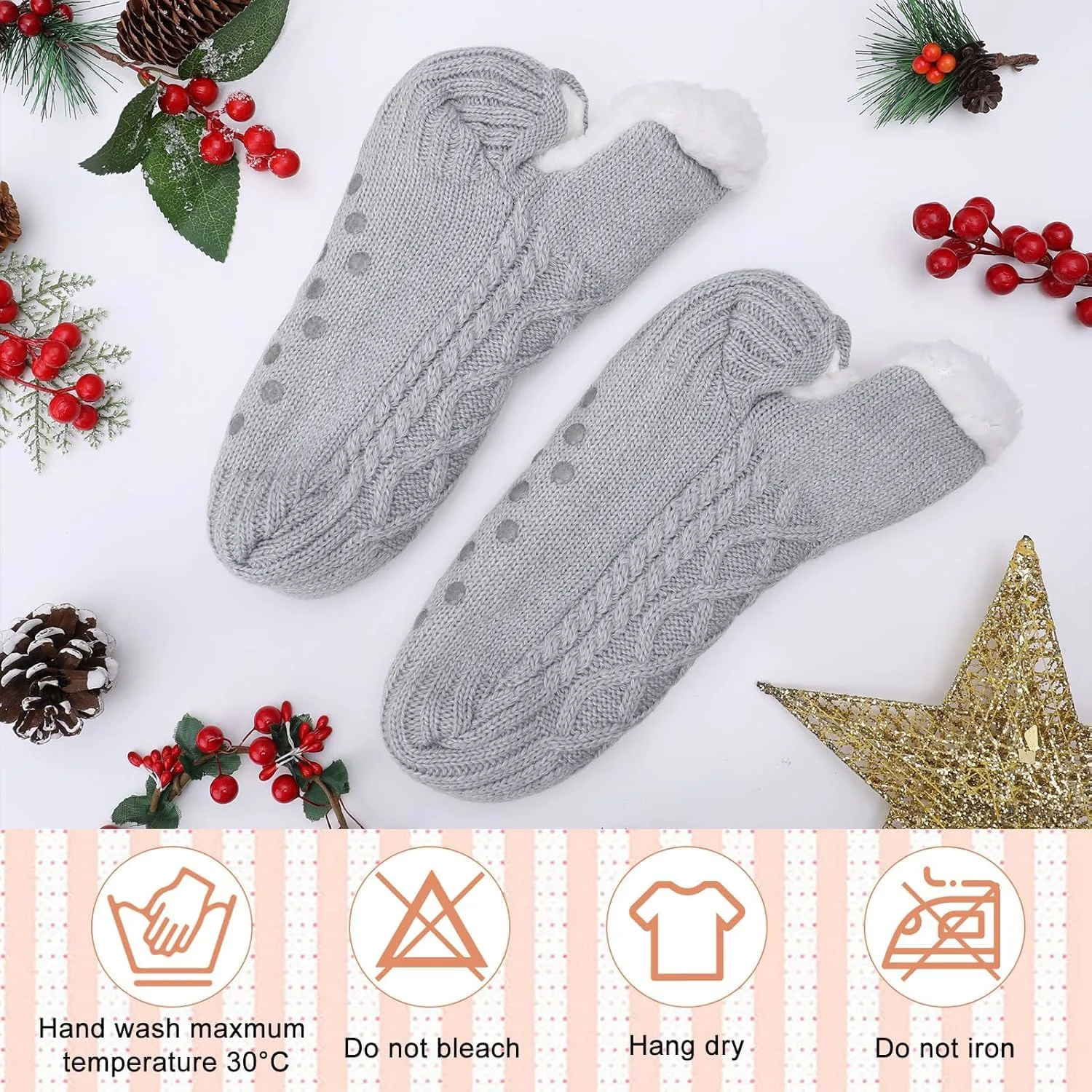 fleece slipper socks 3