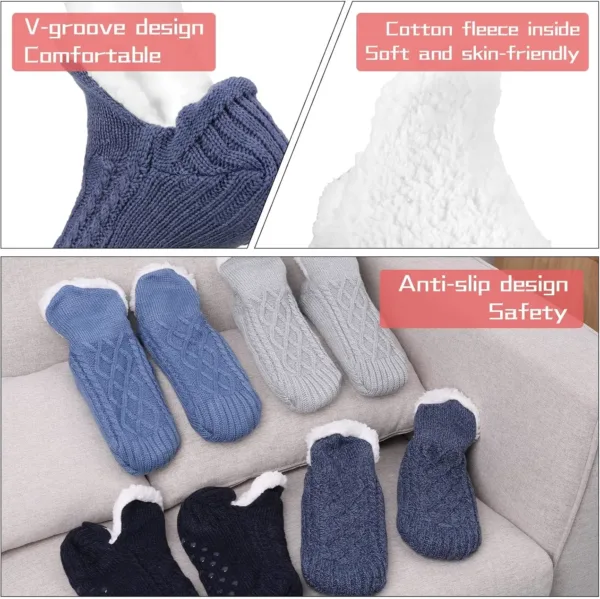 fleece slipper socks 5