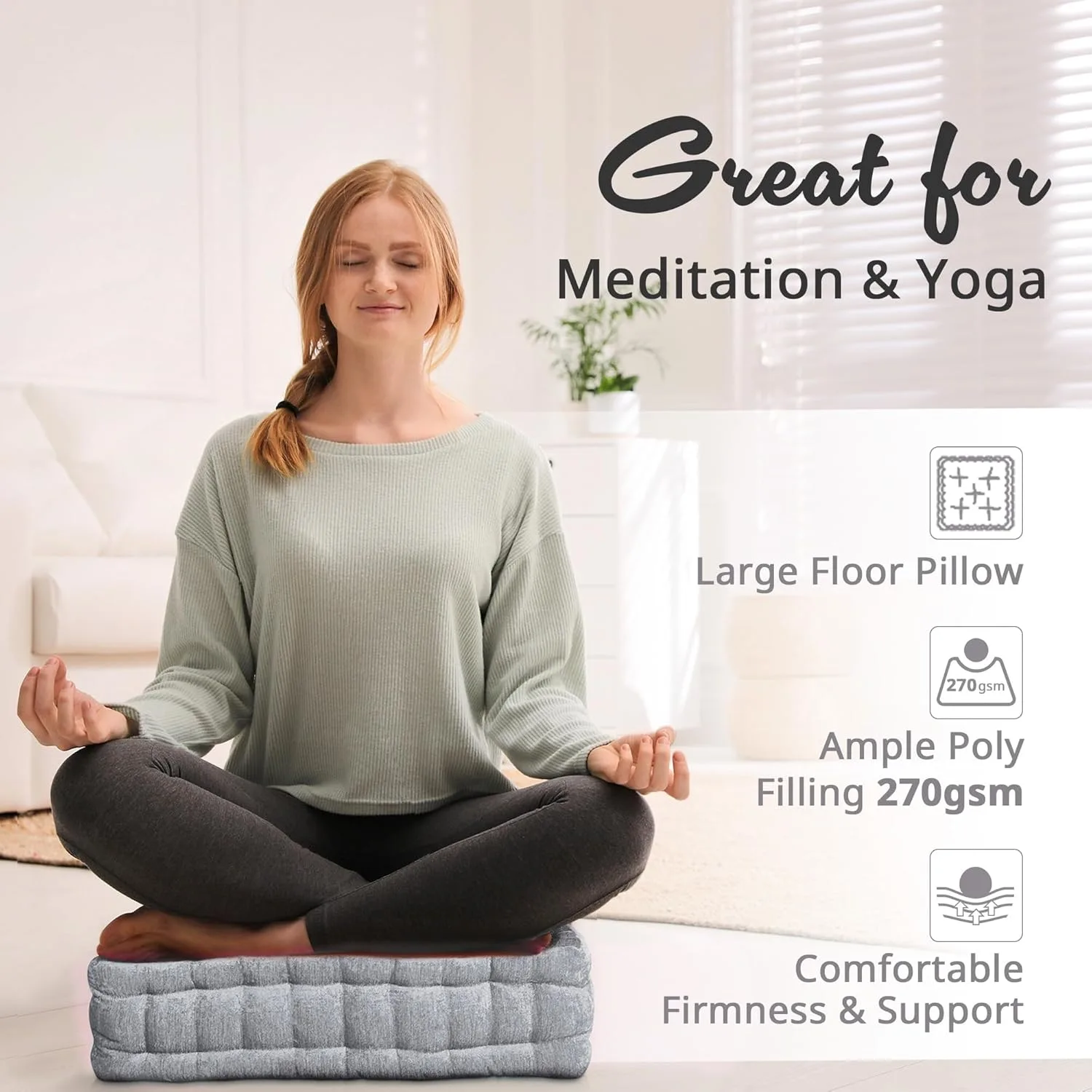 floor pillow large meditation 5