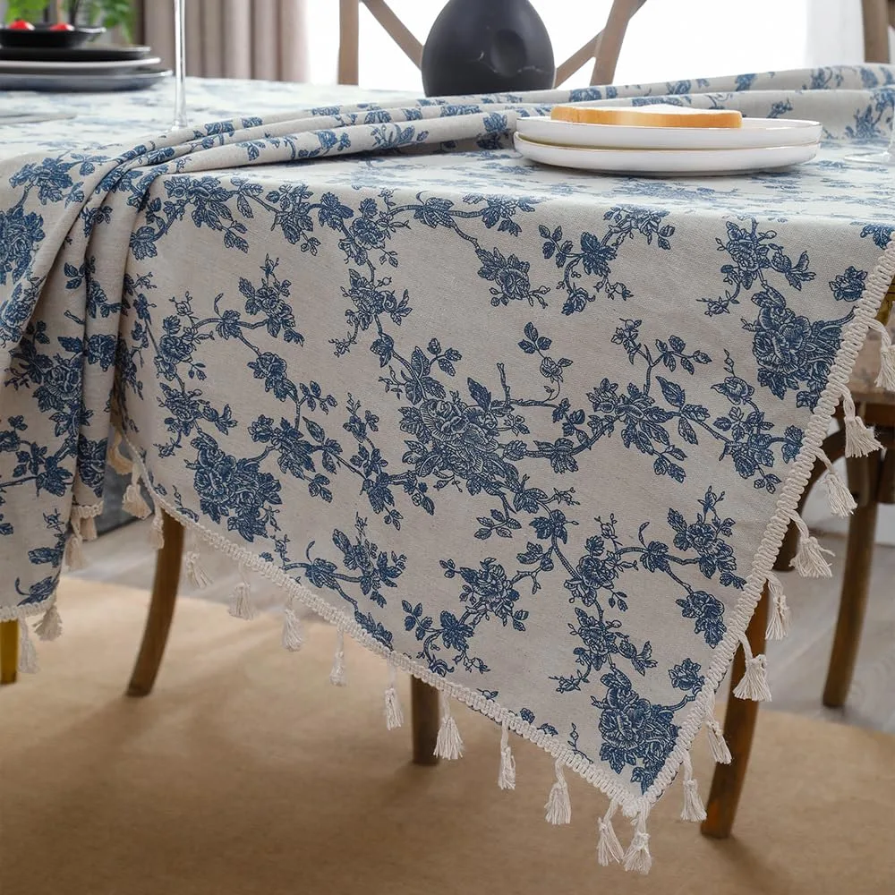 floral tablecloth cotton 4