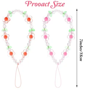 flower phone charm strap 2