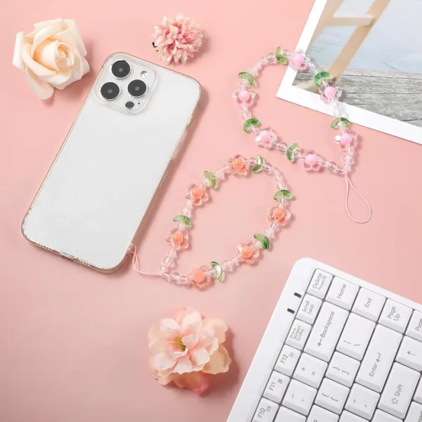 flower phone charm strap 4