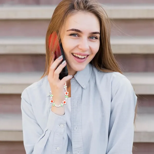 flower phone charm strap 5