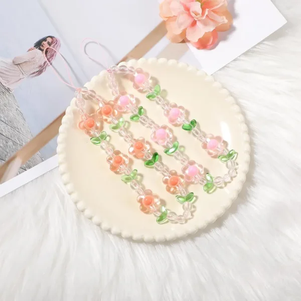 flower phone charm strap 7