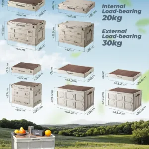 foldable camping storage box 2