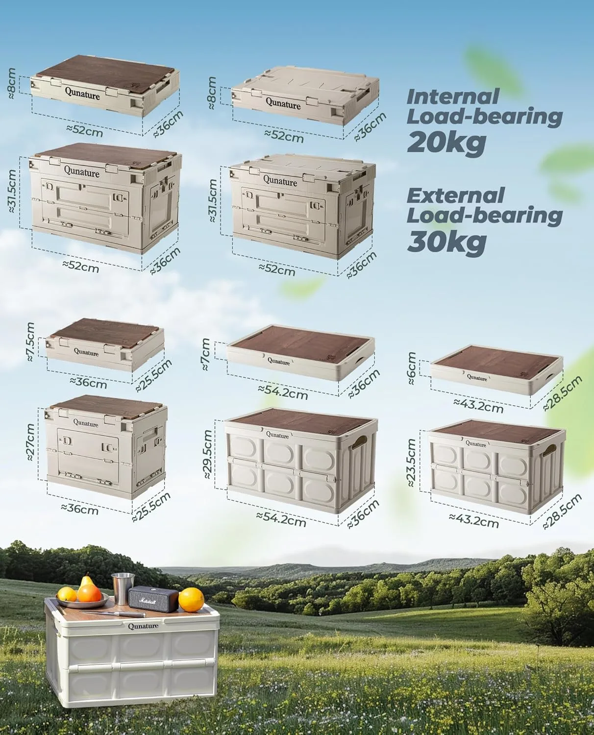 foldable camping storage box 2