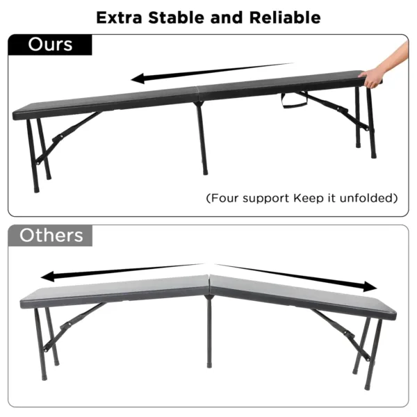 folding bench portable outdoor 4