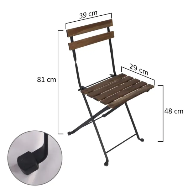folding bistro chairs 2