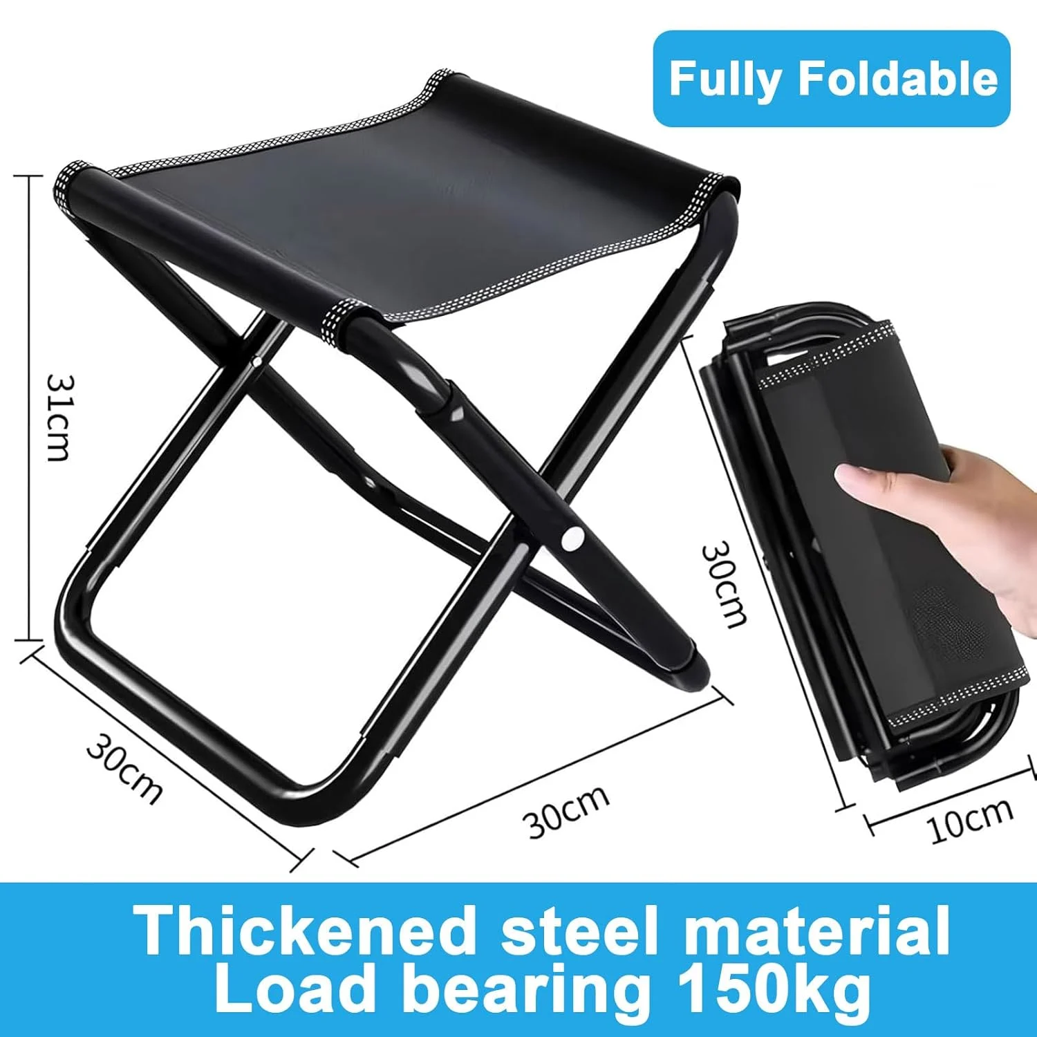 folding camping stool 2