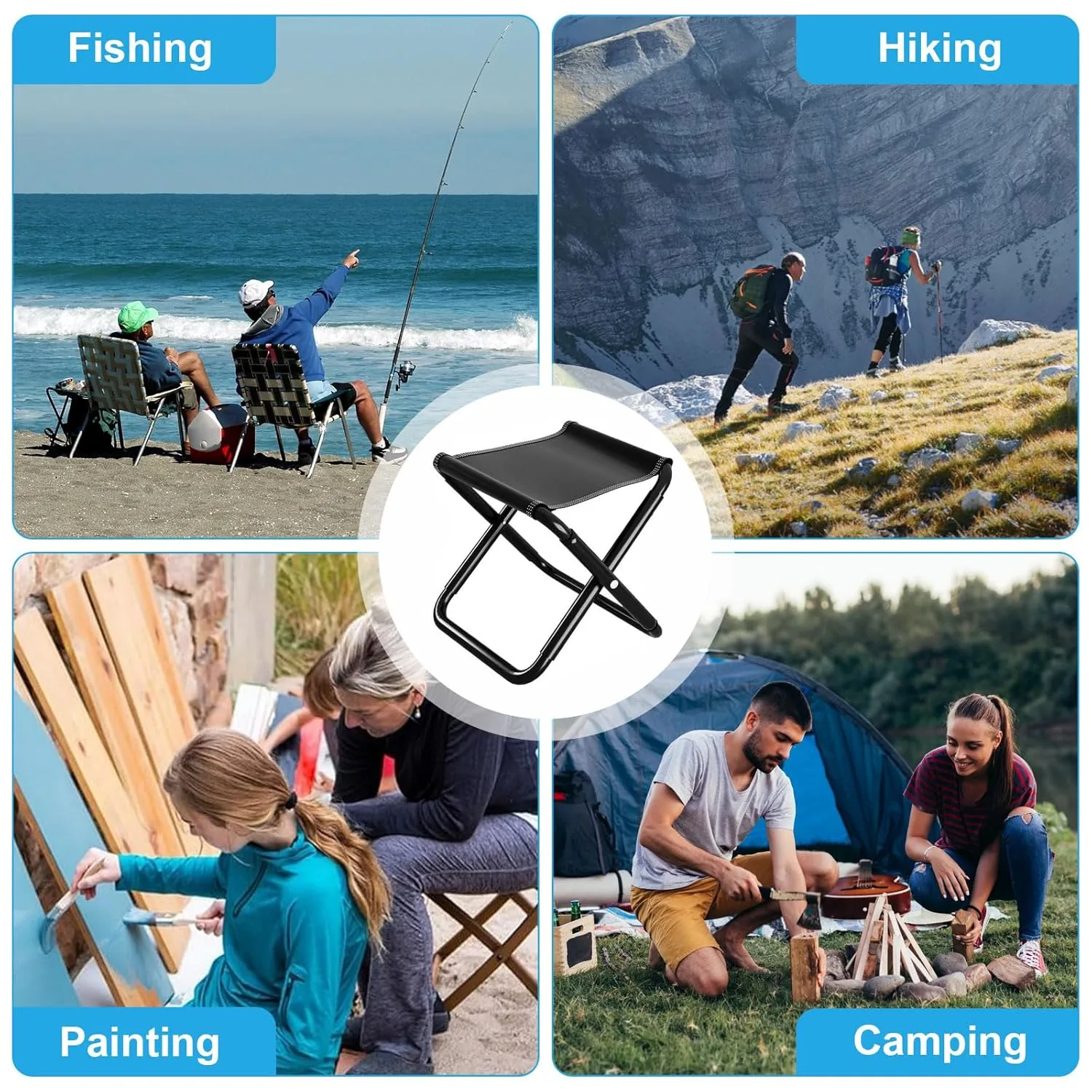 folding camping stool 7