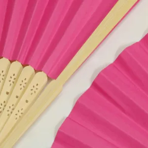folding fans pink 2