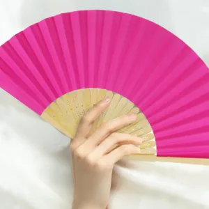 folding fans pink 4