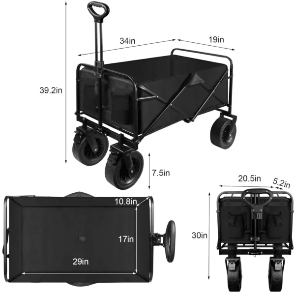folding garden cart 2