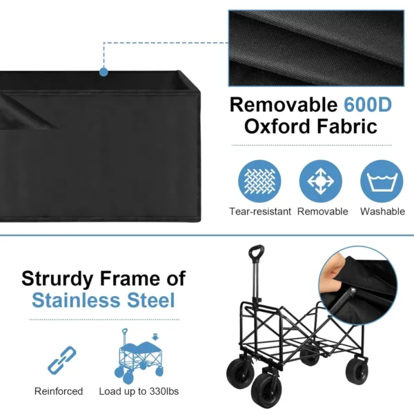folding garden cart 7