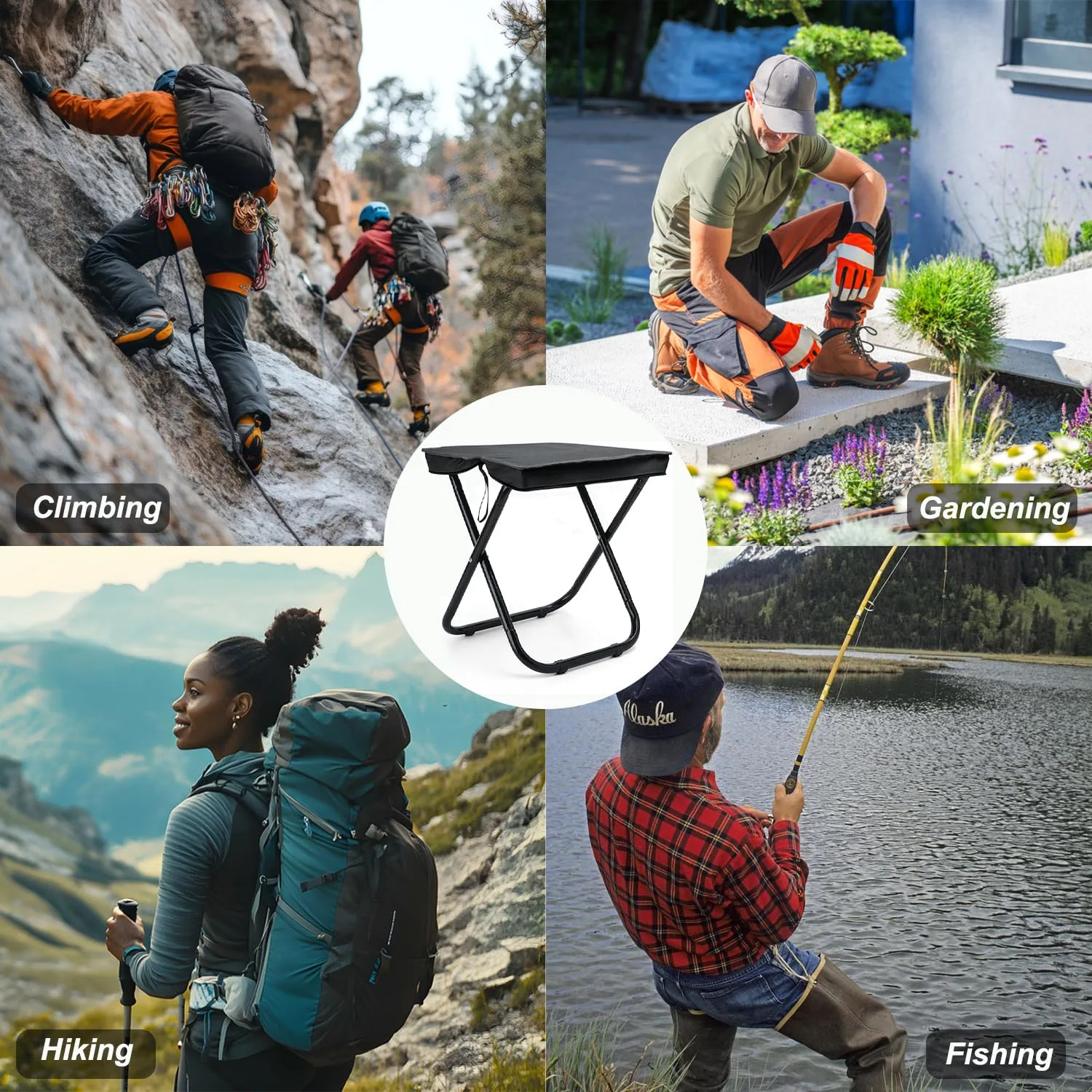 folding stool camping mini 6