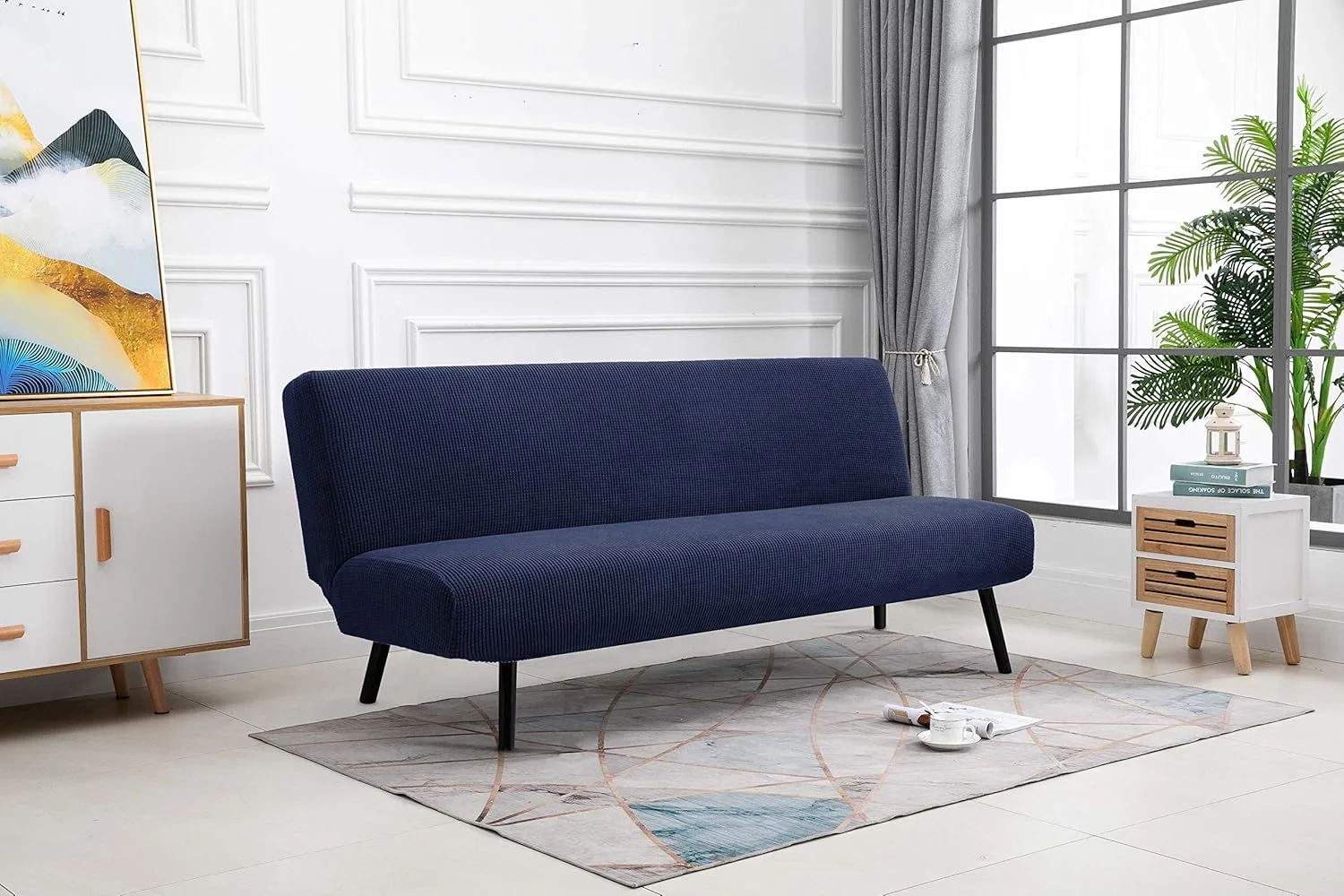 futon slipcover stretch sofa 2