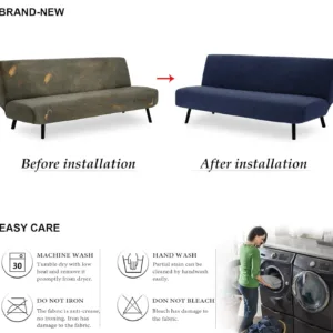 futon slipcover stretch sofa 4
