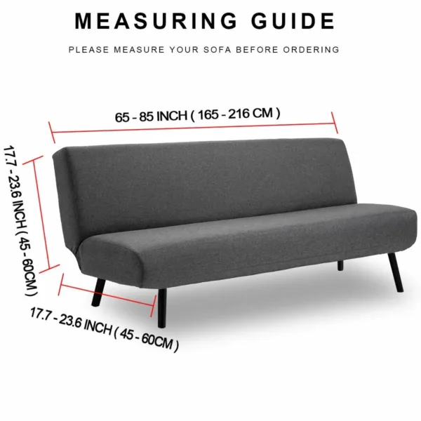 futon slipcover stretch sofa 5