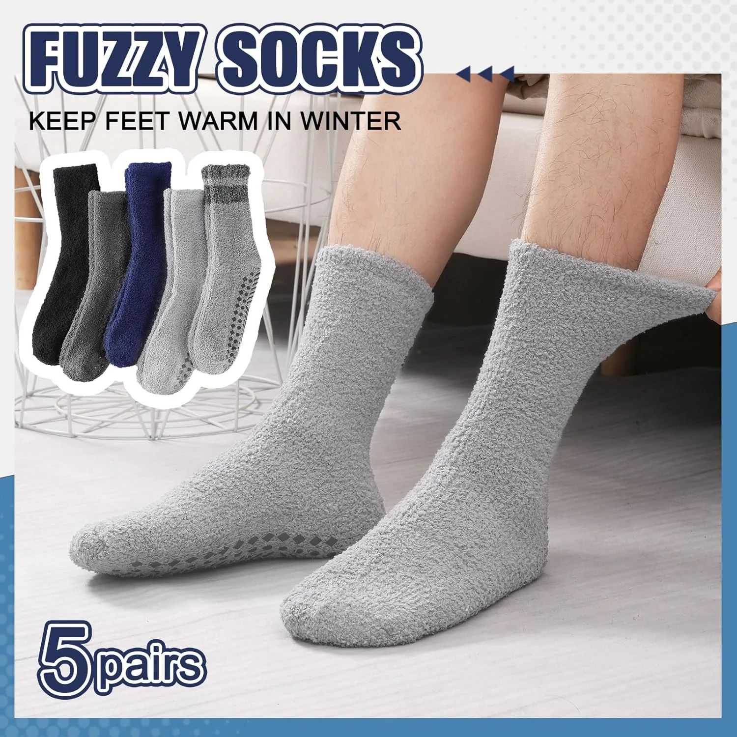 fuzzy socks men 4
