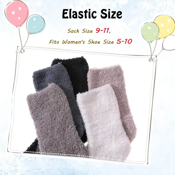 fuzzy socks women 5