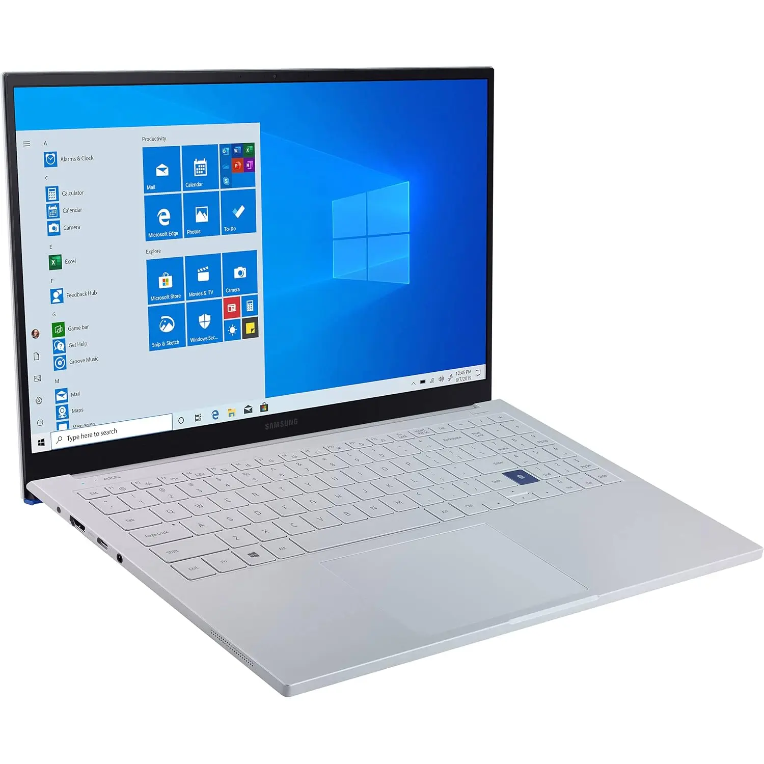 This Samsung Galaxy Book Ion laptop has a vibrant QLED display, powerful Intel Core i7 processor, long-lasting battery, wireless powershare, an elevated keyboard, and Windows 10, providing a smart and secure experience for work and entertainment.
