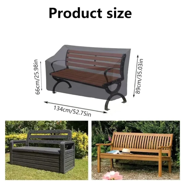 garden bench cover 2