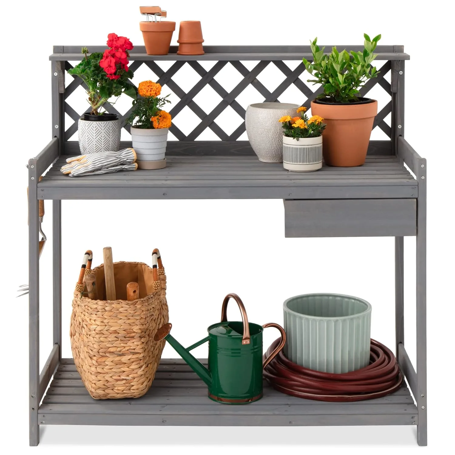 garden potting bench outdoor 1