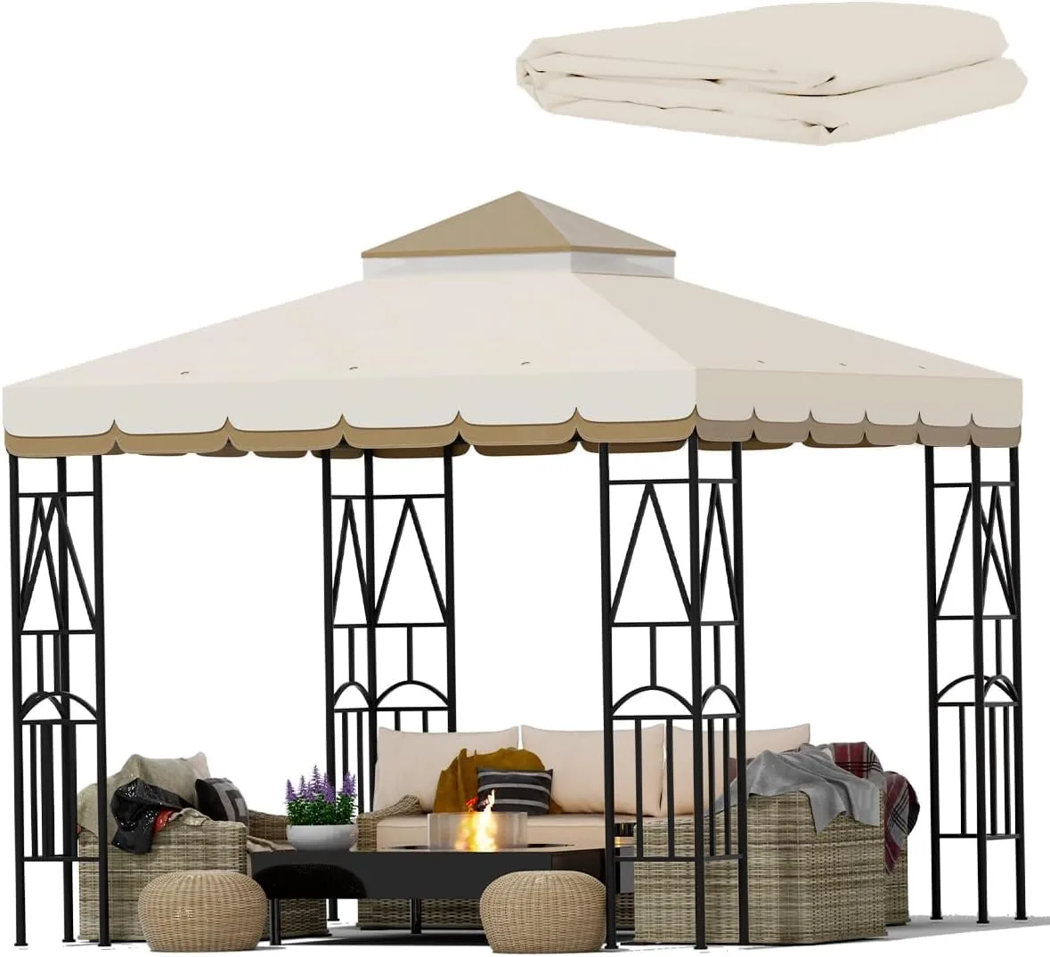 gazebo canopy replacement top 1