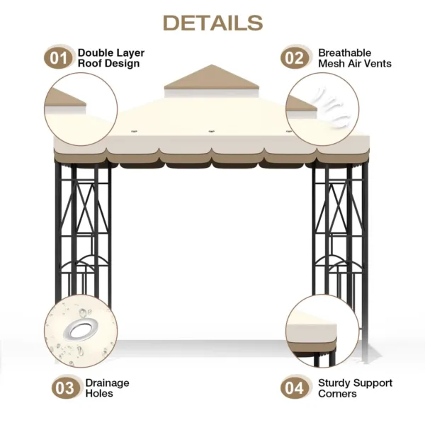 gazebo canopy replacement top 3