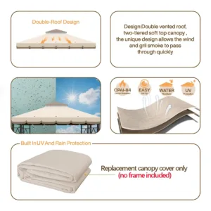 gazebo canopy replacement top 4