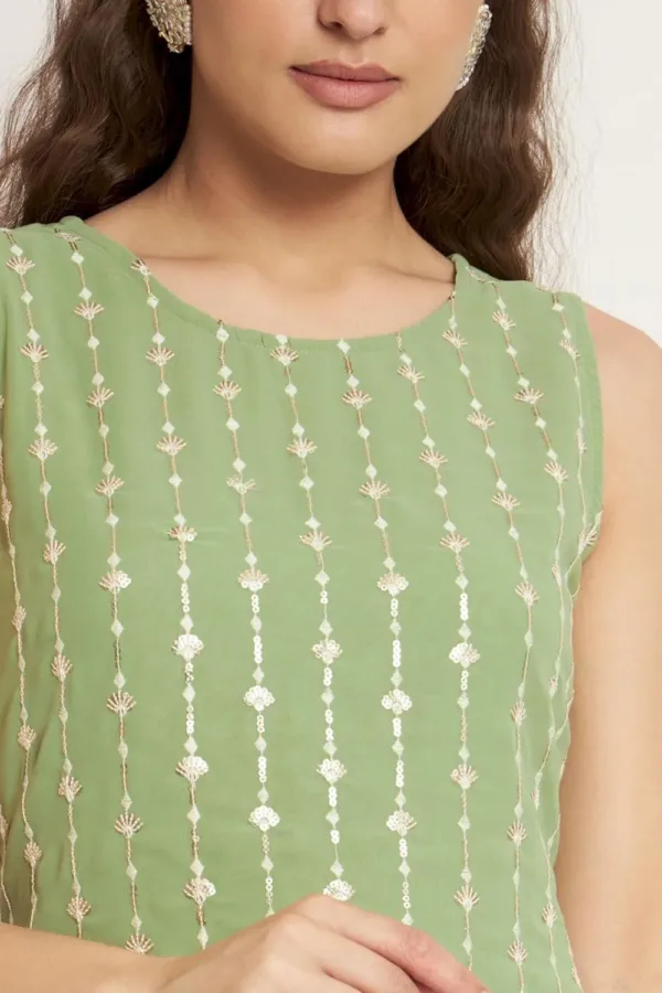 georgette kurta sharara 3