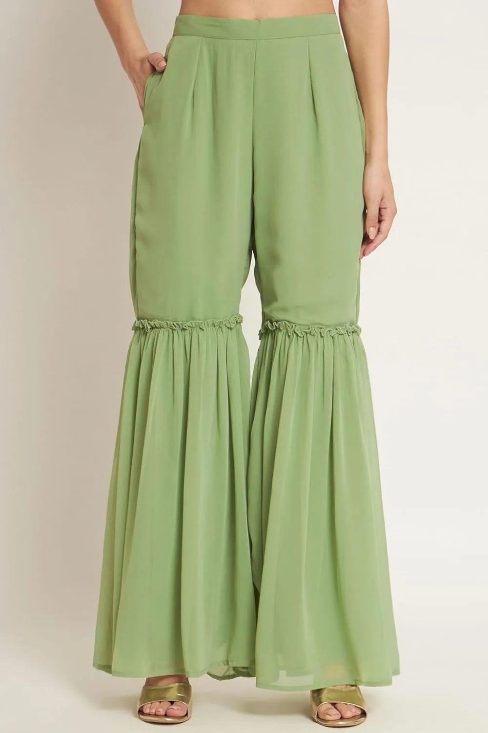 georgette kurta sharara 4