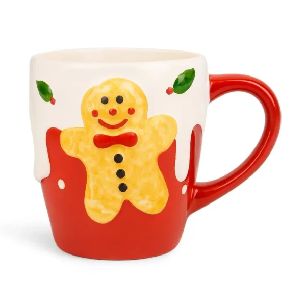 gingerbread man christmas mug 1