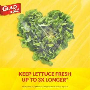 This is a roll of Glad Cling Wrap, a BPA-free plastic food wrap that grips tight for sealing and protecting food and is also microwave-safe.