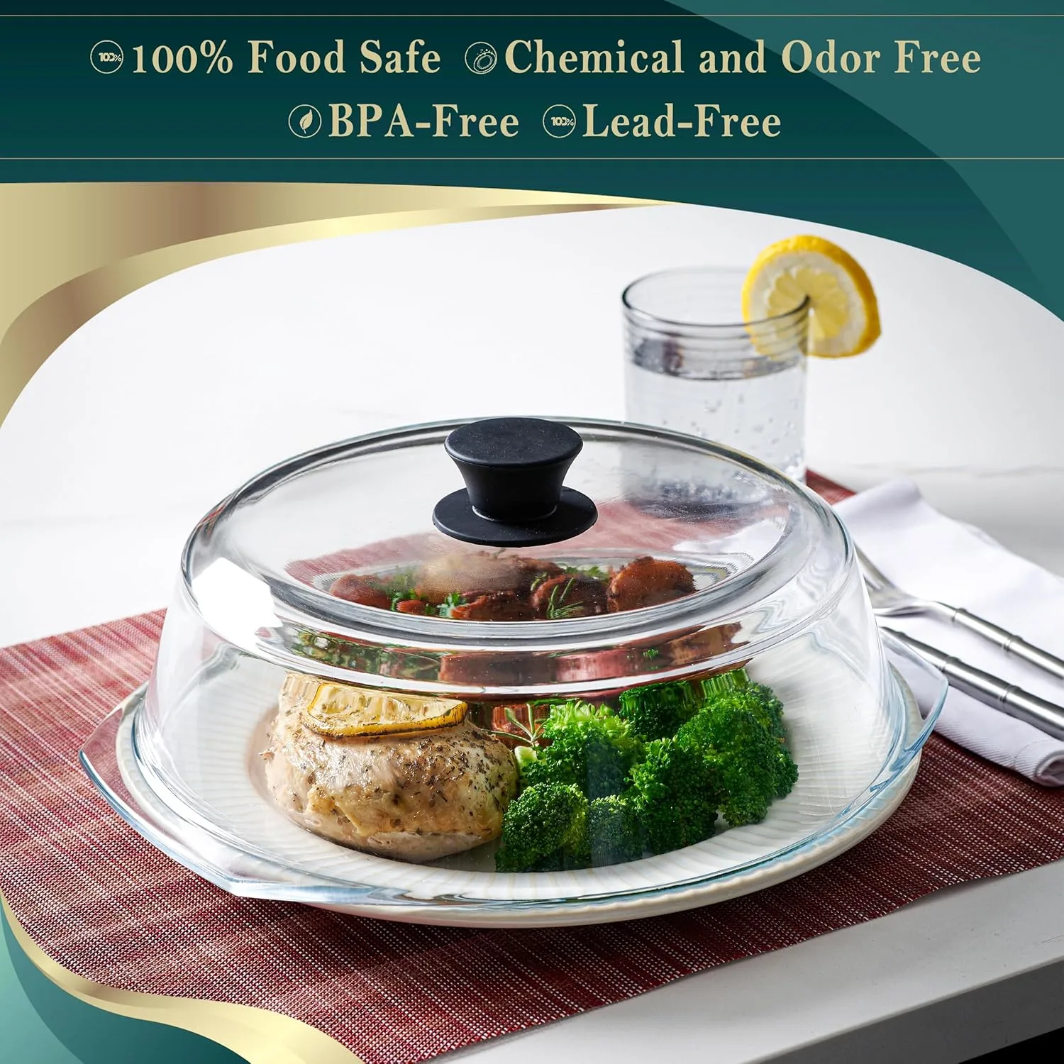 glass microwave splatter cover 2