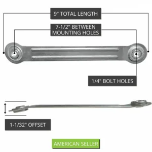 glider bearing arm bracket 2