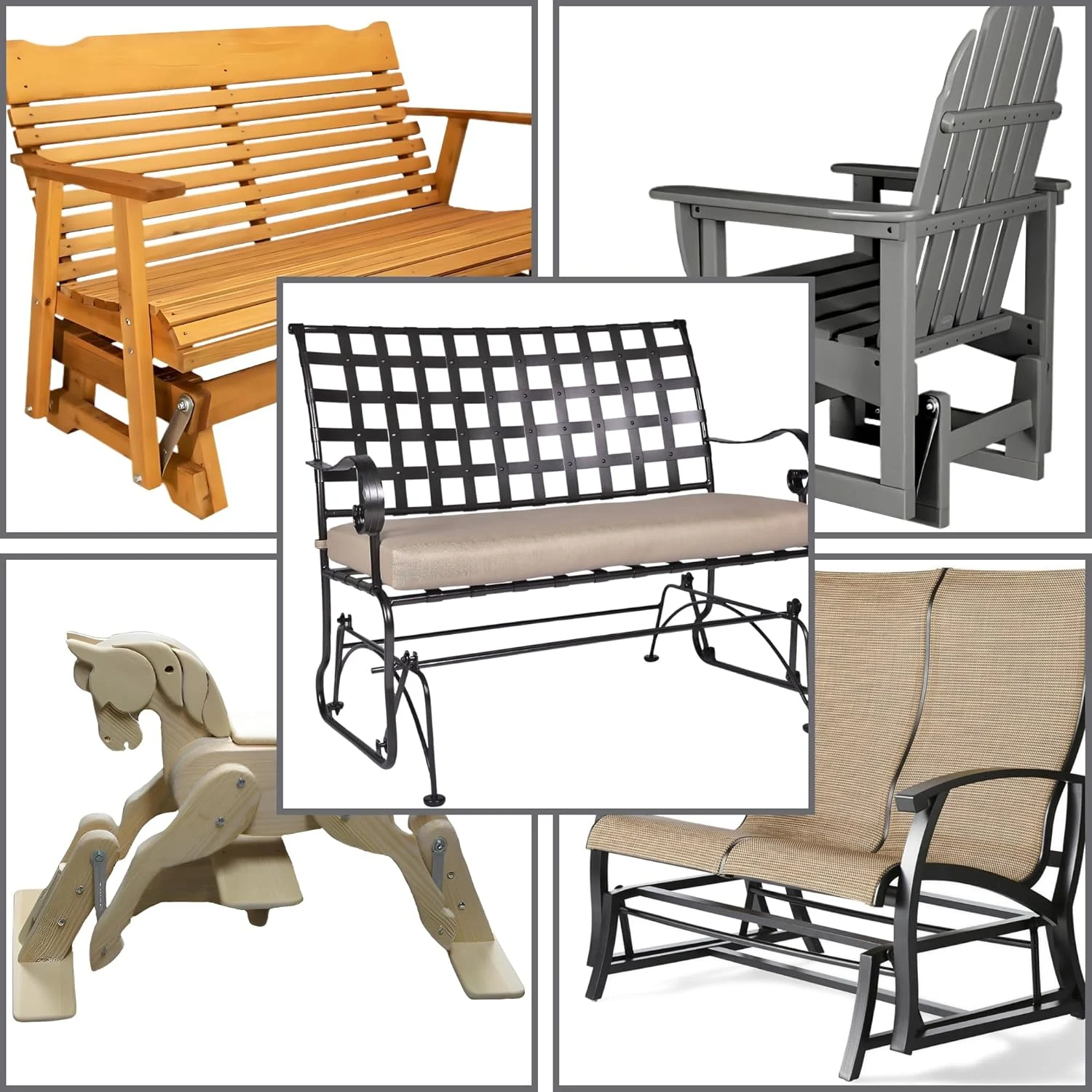 glider bearing arm bracket 5