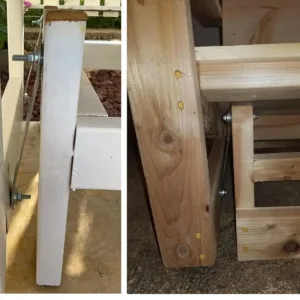 glider bearing arm brackets 4