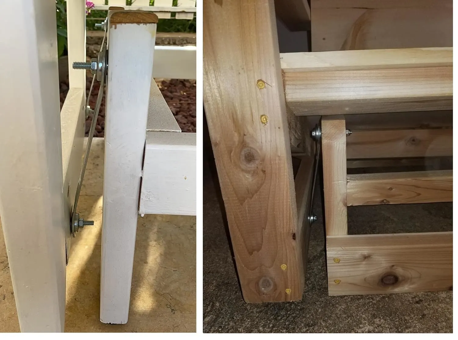 glider bearing arm brackets 4