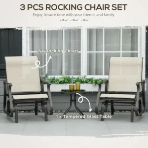 glider bistro set 3