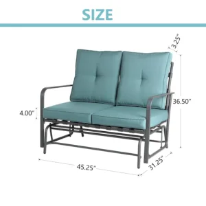 glider loveseat rocking chair 3