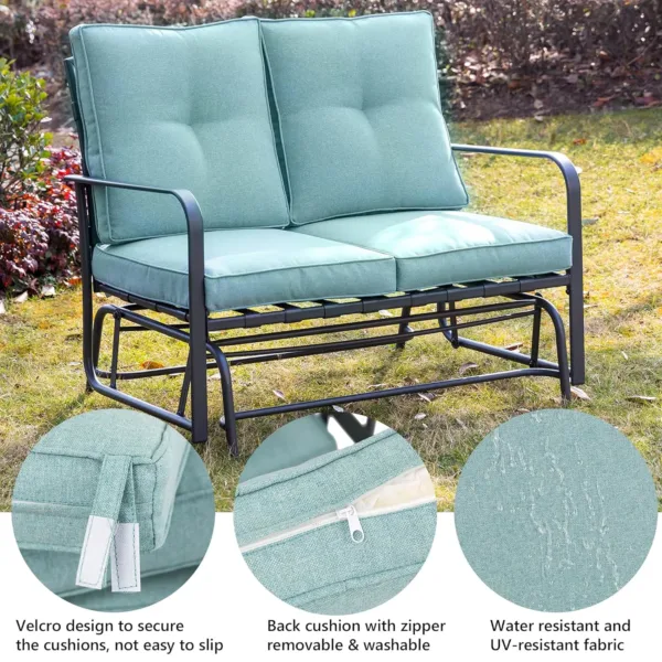 glider loveseat rocking chair 4