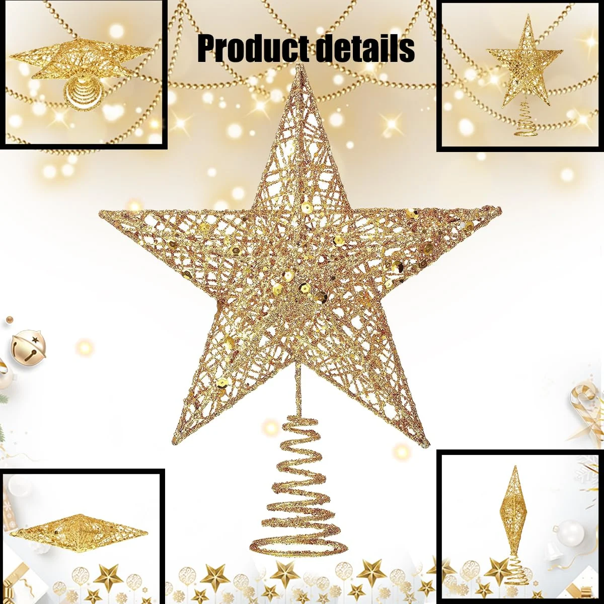 gold christmas tree star 2