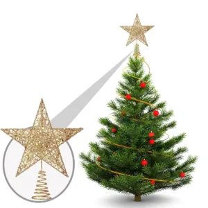 gold christmas tree star 4