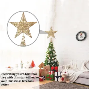 gold christmas tree star 6