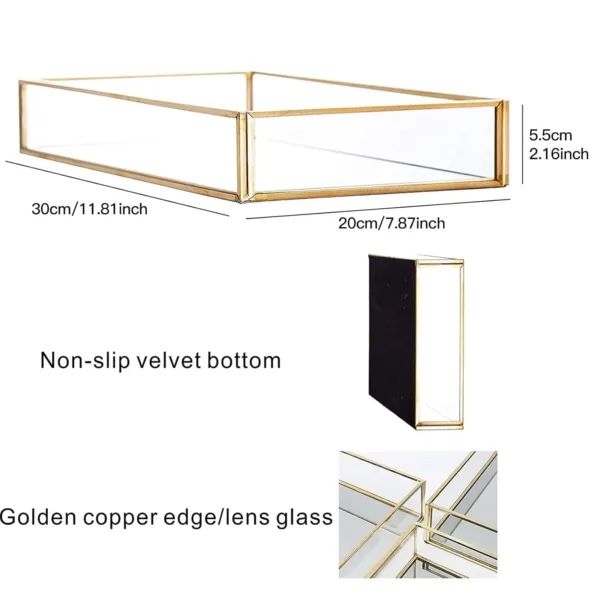 gold mirror tray 5