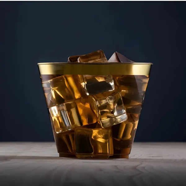 gold plastic cups 4